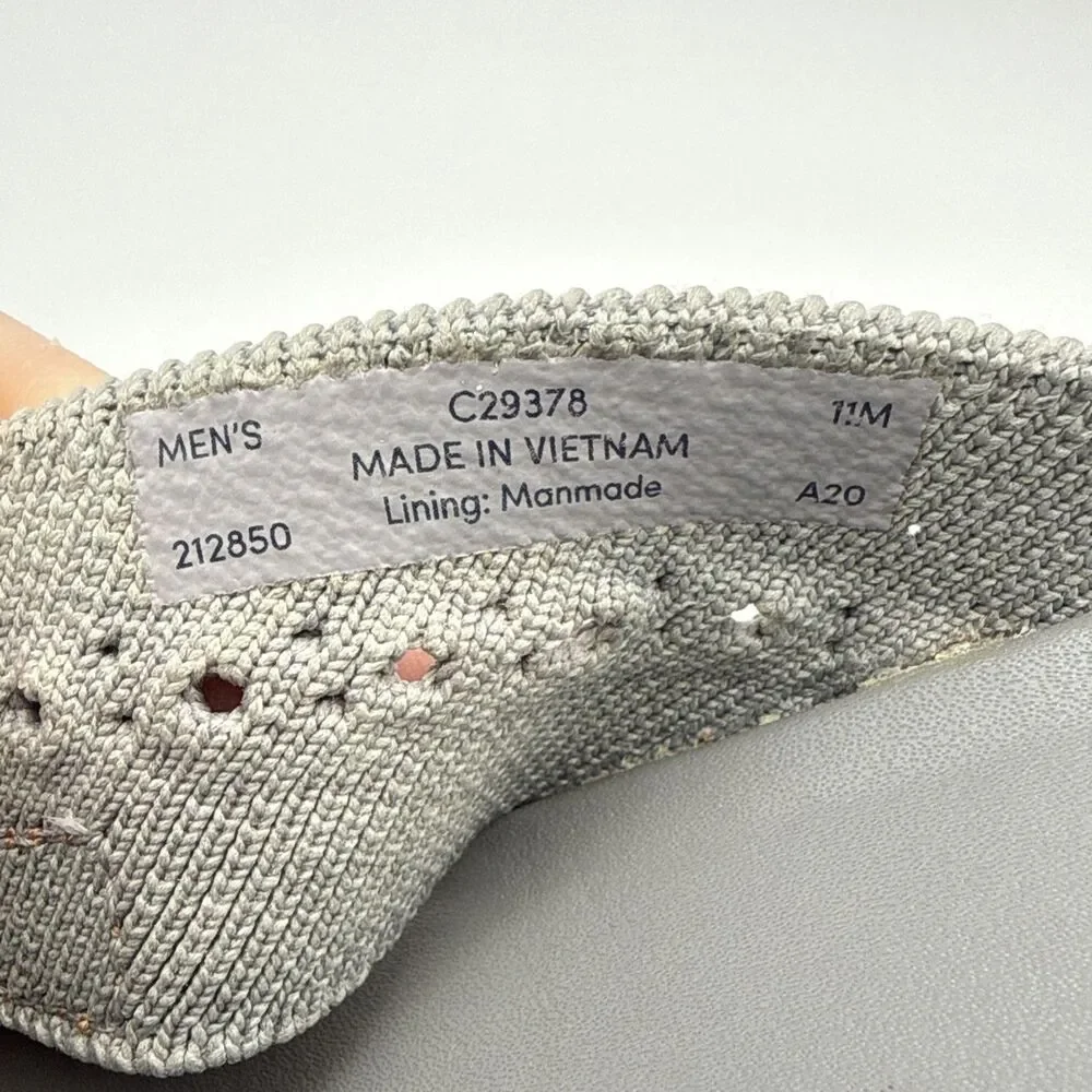Cole Haan Zerogrand Sandals Shoes Mens 11 Gray Thong Flip Flops Comfort C29378